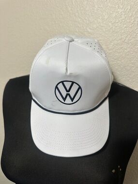 White Volkswagen Logo Baseball Cap